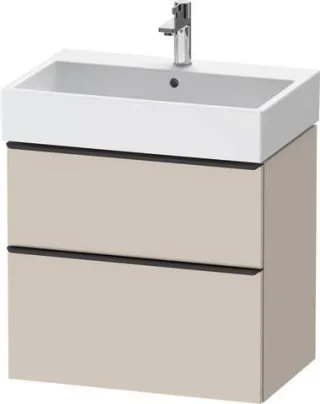 Duravit D-Neo Waschtischunterbau wandhängend Taupe Matt 684x442x625 mm - DE43720BD910000 DE43720BD910000