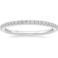 Lisandra Scott Silberring Eternity Ring 925 Sterlingsilber mit Zirkonia Steinen Schmal Damenring, Stilvoll & zeitlos – Ein Schmuckstück für die Ewigkeit