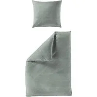 BIERBAUM Bettwäsche Chic Uni, Seersucker, 2 teilig, Schickes Unidesign: Modern und elegant für jedes Schlafzimmer