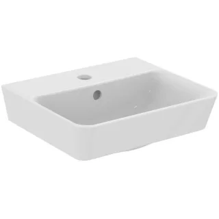 Ideal Standard Connect Air Handwaschbecken E030701 40 x 35 cm, weiss, mit Hahnloch und Überlauf