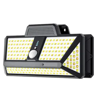 Elfeland 280 LED Solar Garden Light 270° Wide Angle 3 Lighting Modes Dual Charging Solar Power USB Rechargeable IP54 Wat