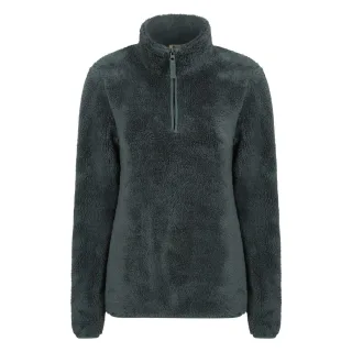 Mountain Warehouse - Fleece-Oberteil mit kurzem Reißverschluss für Damen (Grün)