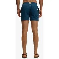 Superdry Badeshorts EMBROIDERED LOGO 15 SWIM SHORT aus Polyester, modische Passform, unifarbenes Design, pflegeleicht