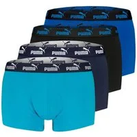 PUMA BODYWEAR Boxershorts Everyday (Sparpack, 4er-Pack) Boxershorts mit umlaufendem Logo im Bündchen