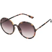 BEZLIT Eyewear Sonnenbrille Rundglas Designer Damen Sonnenbrille (1-St) mit violette, blau und schwarzen Linsen