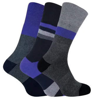 PENINSULA - 3 Pack gepolstert Liner Anti Blister Wandern Walking Socken