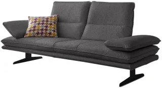 W.SCHILLIG 2,5-Sitzer "broadway, Designsofa mit tollem Sitzkomfort" Sitztiefenverstellung, Kopfteil- & Seitenteilverstellung, Breite 216cm