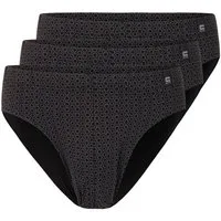 CiTO Slip 3er Pack Herren Slip Alloverdruck cotton flex (Packung, 3-St) -