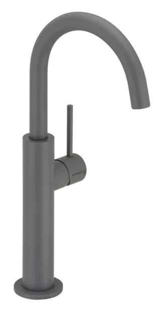Herzbach DEEP GREY Waschtischarmatur Slim L-Size, 23.203420.2.06 23.203420.2.06