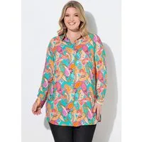MIAMODA Longbluse Longbluse Paisleymuster Hemdkragen Langarm