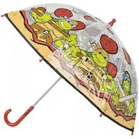 Wisam Stockregenschirm Teenage Mutant Ninja Turtles Pizza Regenschirm