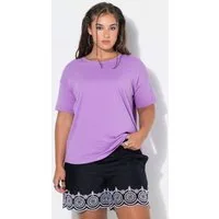 Studio Untold T-Shirt Basic-Shirt Relaxed Shape überschnittene Schultern