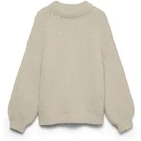 Vero Moda Strickpullover VMMAYBE LS HIGH NECK PULLOVER NOOS Kunstfaser