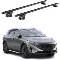 OMAC Dachträger für Nissan Qashqai J12 2021-2025 Schwarz ABE 2x (2-St), Wasserbeständig,Abnehmbar,Multifunktional,Leichtgewichtig