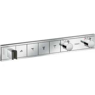 Hansgrohe RainSelect Brausethermostat 15357000 chrom, für 4 Verbraucher