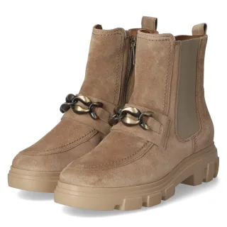 Paul Green Chelsea Boots  Beige - Gr. 37 -  Echt Leder