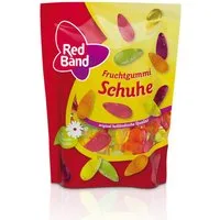 Red Band Süßigkeit, Red Band Fruchtgummi Schuhe fruchtig süß 5fach sortiert 200g