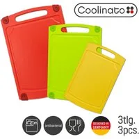 Coolinato Schneidebrett 3tlg Set versch Grössen bunt