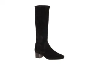 Peter Kaiser Damenstiefel 9-75525-45 Schwarz elegant Langschaft Stretch Texti...