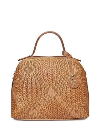 Isabella Rhea Braun Rindsledertasche