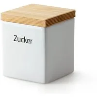 Continenta Vorratsdose, Keramik, (1-tlg), mit Holzdeckel, luftdichter Verschluss