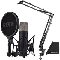 RØDE Mikrofon Rode NT1 5th Generation Mikrofon Black mit K&M Gelenkarm
