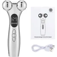 KINSI Massageroller 4D EMS-Roller Face Slimmer, Pulse-Massagegerät, IPX4 Wasserdicht, 1-tlg., Sanfte Massage, Gesichtsstraffung, Entspannen Sie die Muskeln