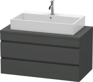 Duravit DuraStyle Konsolenwaschtischunterbau wandhängend Graphit Matt 1000x548x512 mm - DS531904949 DS531904949