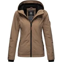 Marikoo Outdoorjacke Brombeere sportliche Übergangsjacke mit Kapuze
