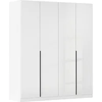 OTTO home Drehtürenschrank Kleiderschrank Schrank Garderobe AGORDO Schlafzimmer (in zwei Griff-Farben, Breiten 91-405 cm, Dekor- oder Hochglanzfront) durchdachte Innenausstattung, in 8 Breiten und 2 Höhen MADE IN GERMANY