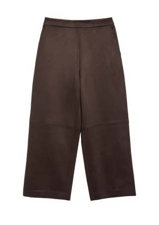 s.Oliver Red Label - Culotte in Velours-Optik braun - Gr. - 36