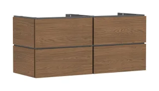Hansgrohe Waschtischunterschrank Xilesa E 1375x550mm 4SK Ko.m.AWT/AWTge Eiche Kaschmir, 54305550 54305550