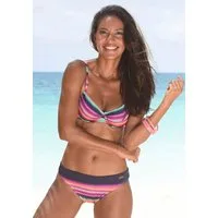 LASCANA Bikini-Hose Rainbow mit Umschlagbund