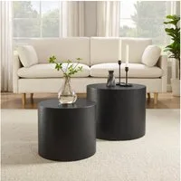 SalesFever Couchtisch Coffeetable im 2er-Set: Stilvoller Mittelpunkt (2-St), mit Holzfurnier