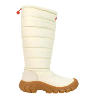 Hunter Interpid Tall Damen Schneestiefel in Weiß