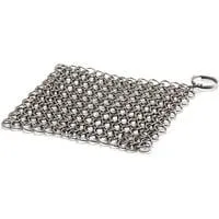 Ringreiniger für Guss- und Schmiedeeisen, Grill-Reinigungsbürste edelstahl, 12,5cm