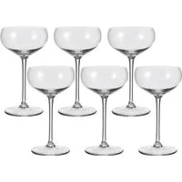 LEONARDO Sektglas CHEERS, 6-tlg., Kristallglas, 315 ml, 6-teilig