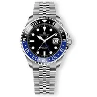 Gigandet Automatikuhr Made in Germany, Saphirglas, WORLD TRIP - G1000-008M-C, GMT, Keramik, verschraubtes Band