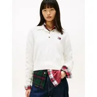 Tommy Jeans Strickpullover TJW FLUFFY POLO SWEATER