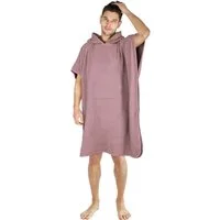 normani Badeponcho Badeponcho aus Bio-Baumwolle Sitra, Bio-Baumwolle, Kapuze, Schlupf, Strandponcho 90x105 cm aus 100 % Öko-Baumwolle mit Kapuze
