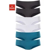 Vivance Active by Lascana Hipster (6er-Pack) aus weicher Microfaser