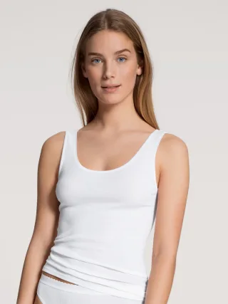 CALIDA - DAMEN Top ohne Arm weiss - Gr. - L