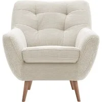 exxpo - sofa fashion Sessel Scandi, Loungesessel mit tollem Sitzkomfort, hochwertige Polsterung, bequem, hohe Holzfüße