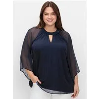 Sheego Klassische Bluse Tunika 3/4-Arm