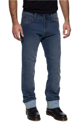 King Kerosin Herren Motorradjeans Kustombuilt - Motor Gear