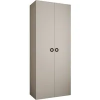 ABIKS MÖBEL Drehtürenschrank COMO 1 Schlafzimmerschrank mit Kleiderstange und Regalen