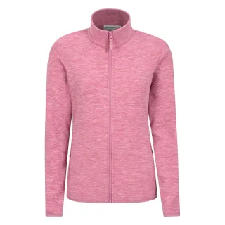 Mountain Warehouse Damen/Damen Snowdon II Melange Full Zip Fleece Jacke (Rosa)
