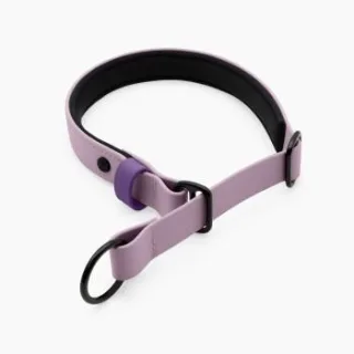 THE DOG IDEA Zugstopp Halsband Lavendel L