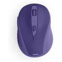 Hama Funkmaus WM-400 ergonomisch optisch 6 Tasten leise Maus (Funk, Ergonomisch, flüsterleise, 6 Tasten, DPI-Schalter, USB-Empfänger)