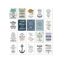 TypeStoff Grußkarten TypeStoff 20er Postkarten-Spar-Set DIN A6 – 20 Sprüchen & Motive